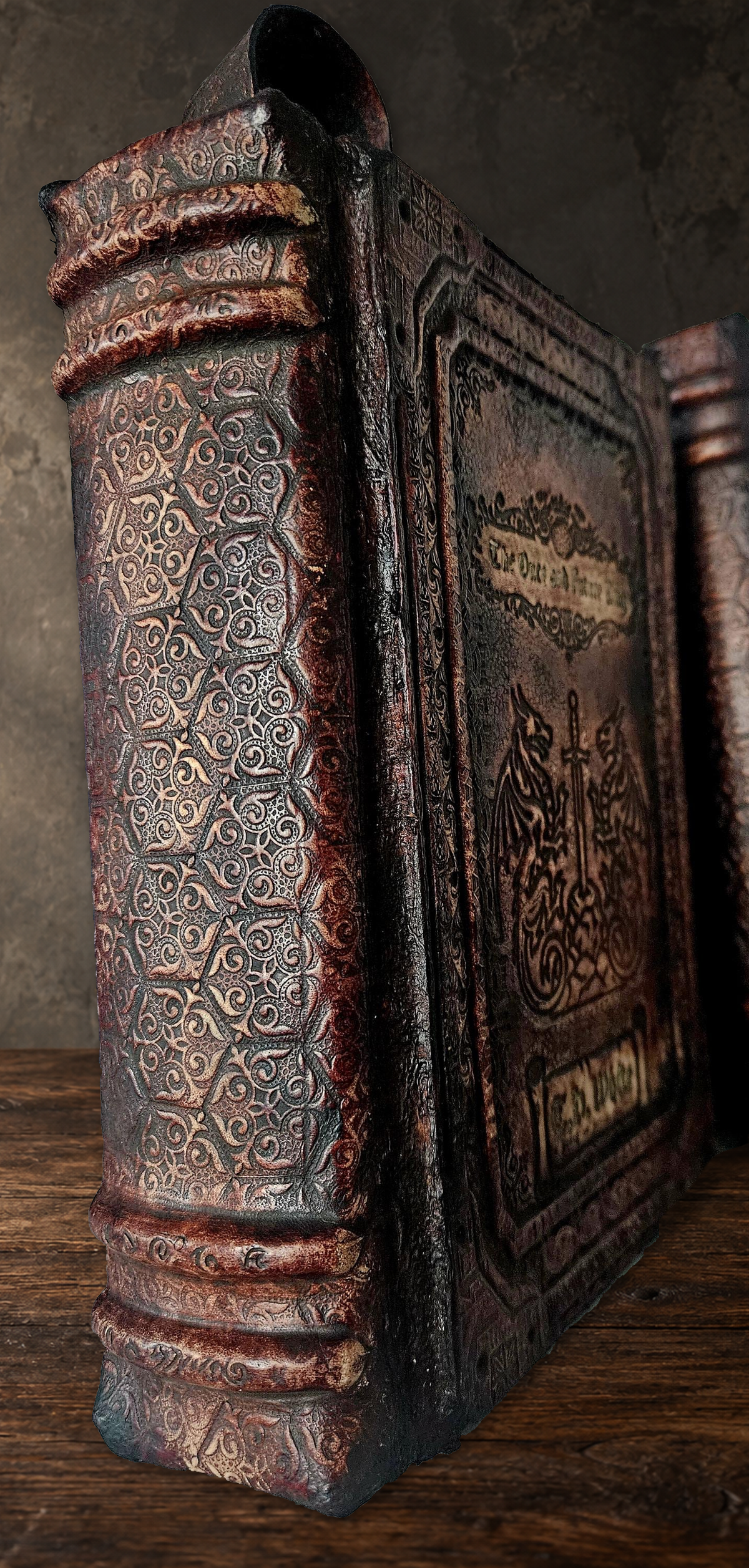 The Once and Future King by T.H. White: A Hand tooled Fine Leather Binding