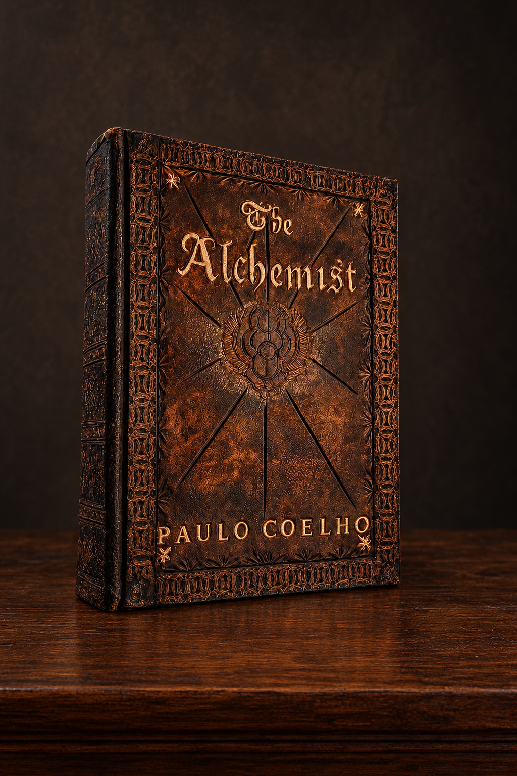 The Alchemist by Paulo Coelho: A Hand Tooled Leather Bound  Collector's Edition Fine Binding