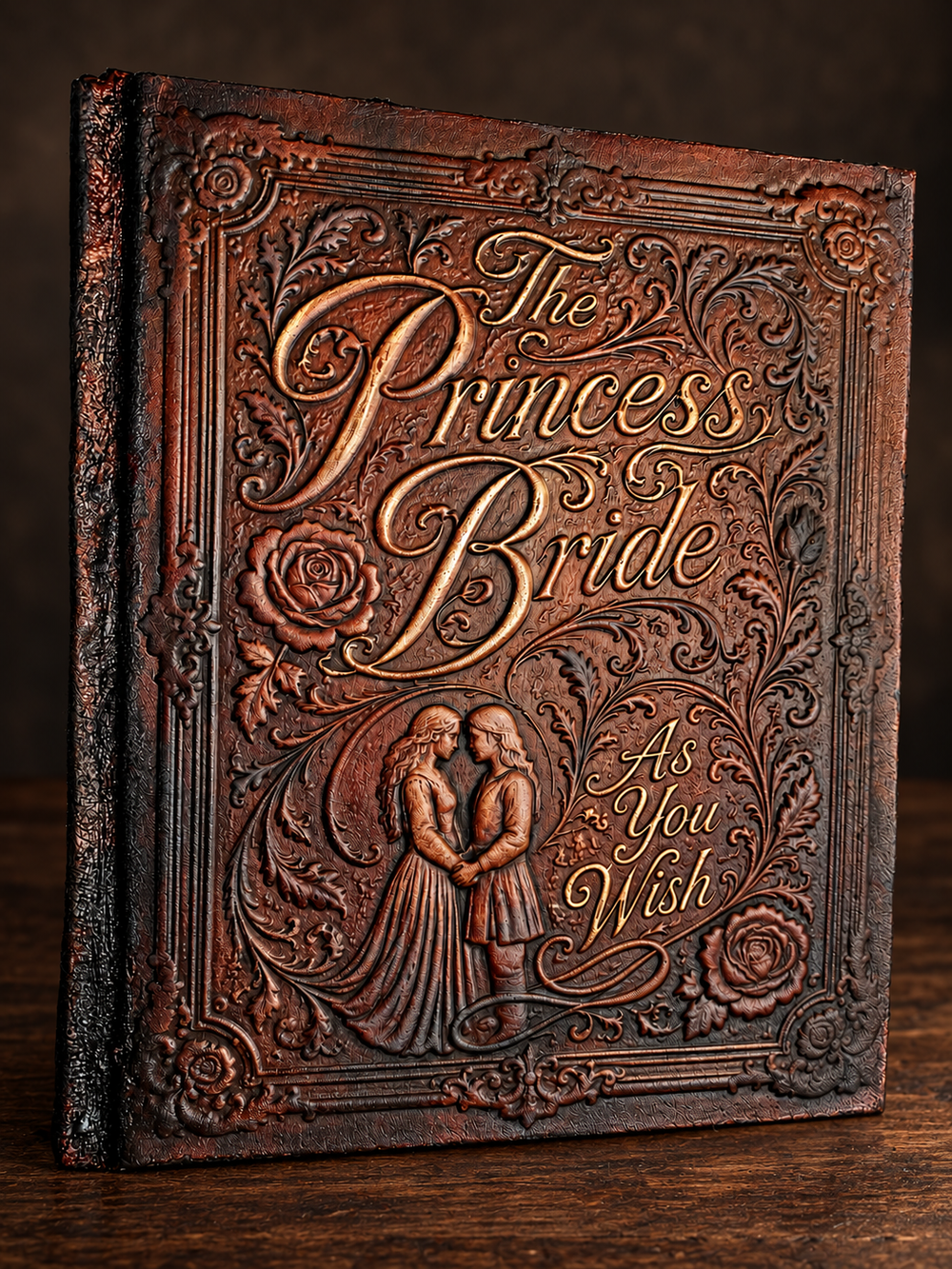 The Princess Bride leather binding