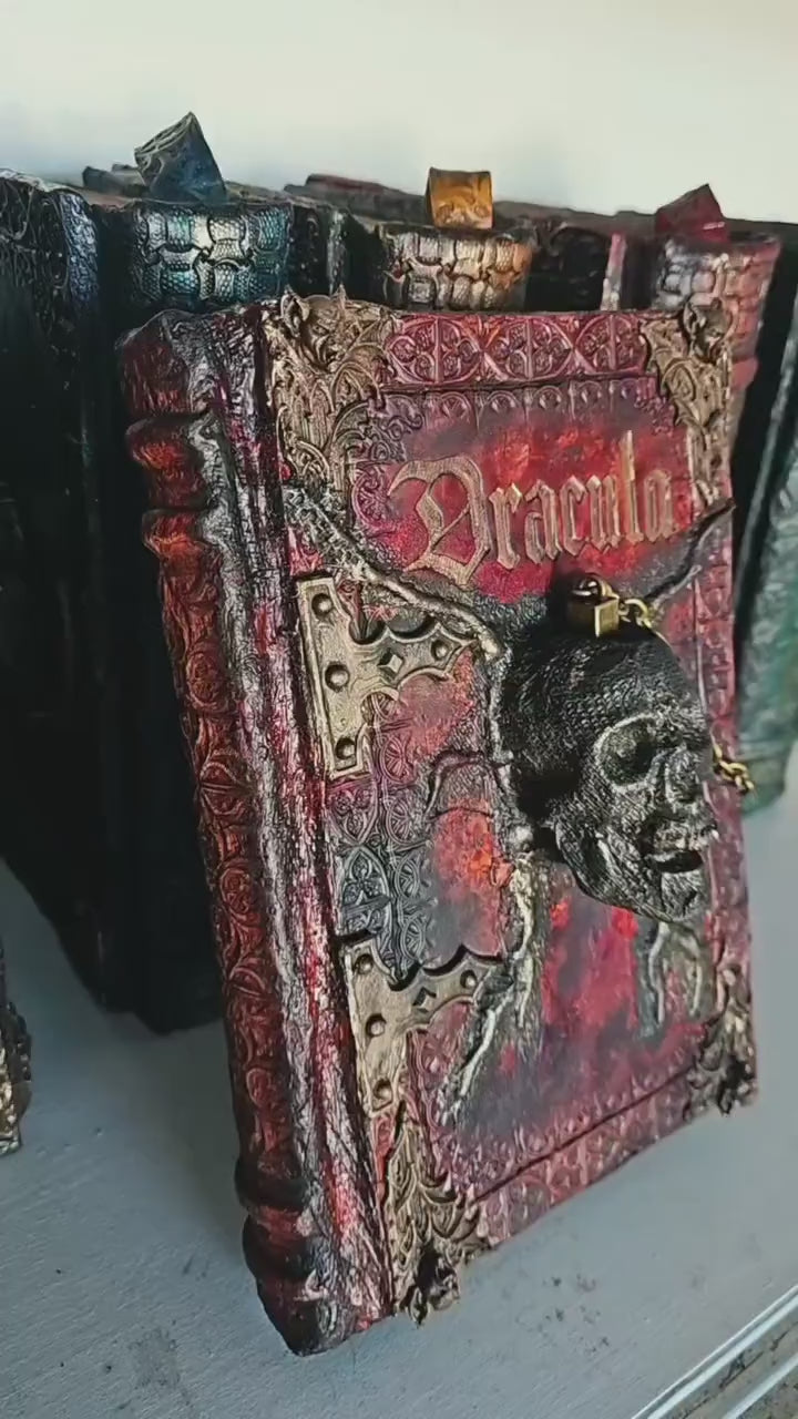 Dracula by Bram Stoker: A Hand Bound Leather Tooled Fine Binding Horror Edition